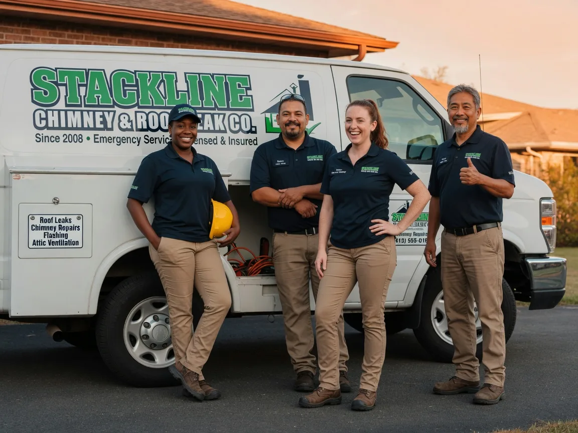 Chimney flashing repair company in Forreston, TX